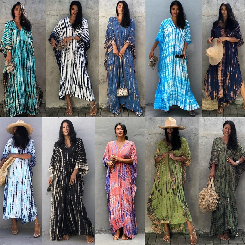 Cover Up Kaftan - Grande taille femmes maillots de bain
