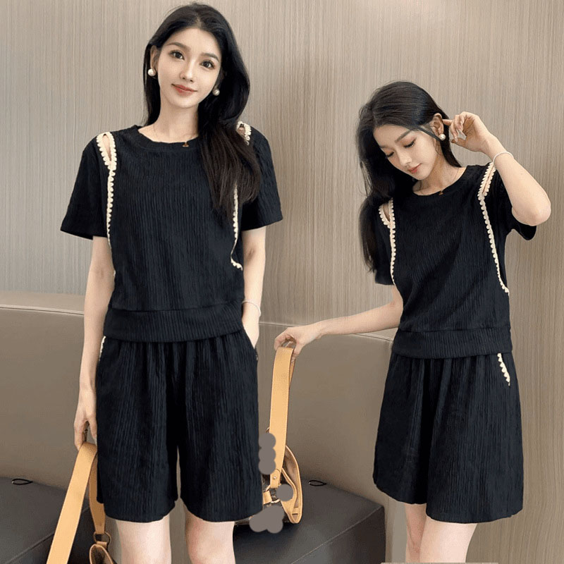 Blouse Off Shoulder - Mode coréenne épaules dénudées T-Shirts deux