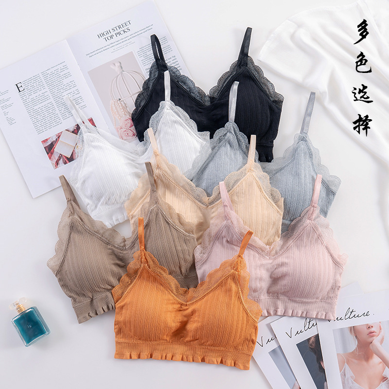 Bralette Triangle Set - Soutien-gorge de sport sans couture pour
