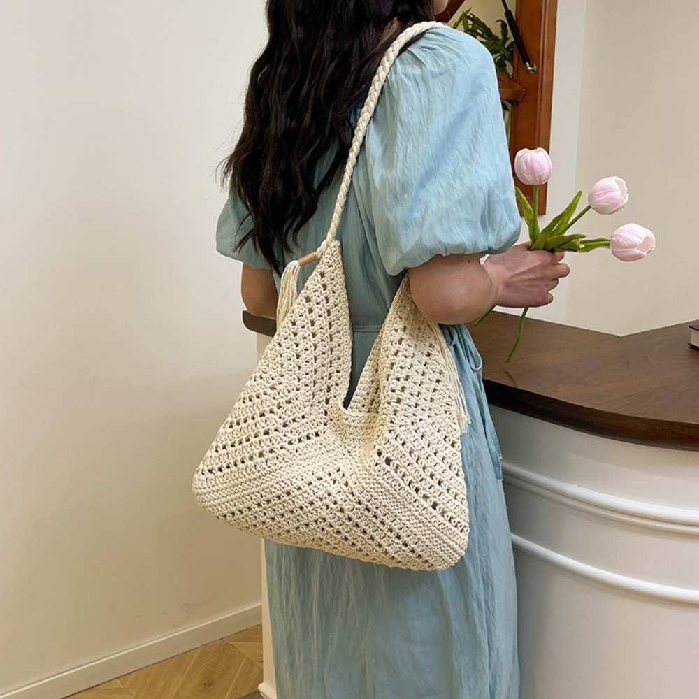 Tote Bag Beach - Sac à bandoulière bohème d'été en