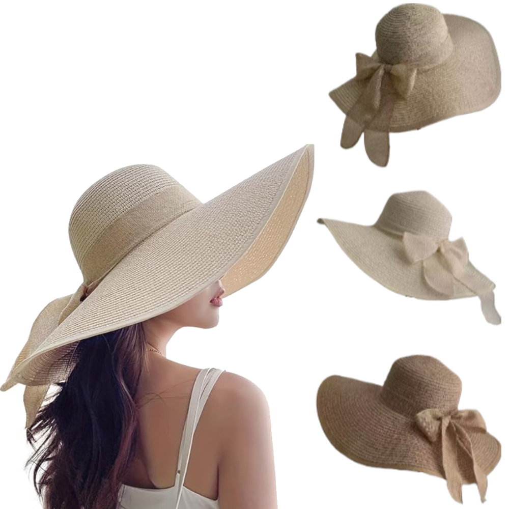 Hat Floppy Wide - Chapeau de paille à large bord