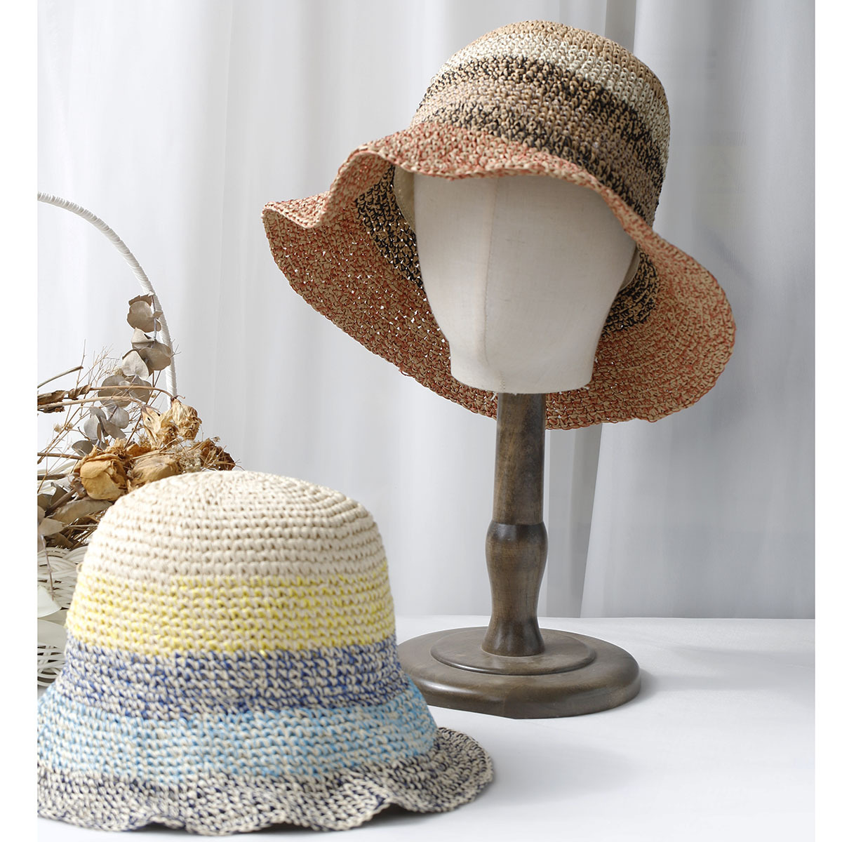 Hat Floppy Wide - Chapeau de paille pliable de haute