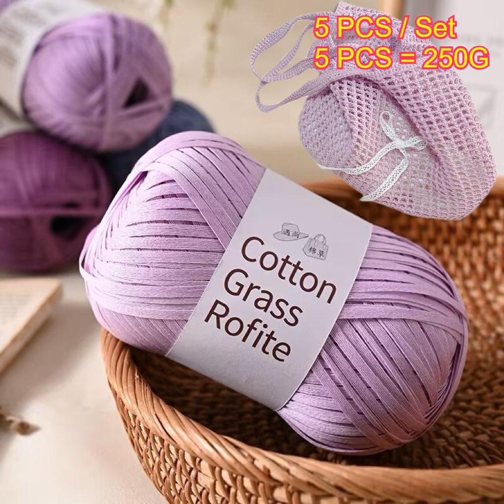 Crochet Bag Raffia - 5 pièces de fil de raphia