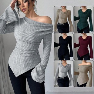 Blouse pour femme à manches lo - Blouse Off Shoulder avis et prix