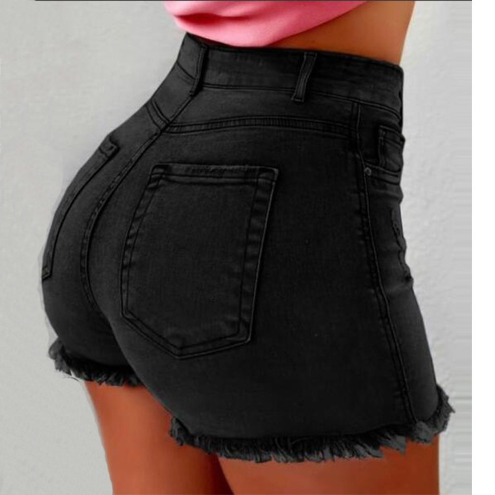 Shorts en jean déchirés taille - Shorts Denim Frayed avis et prix