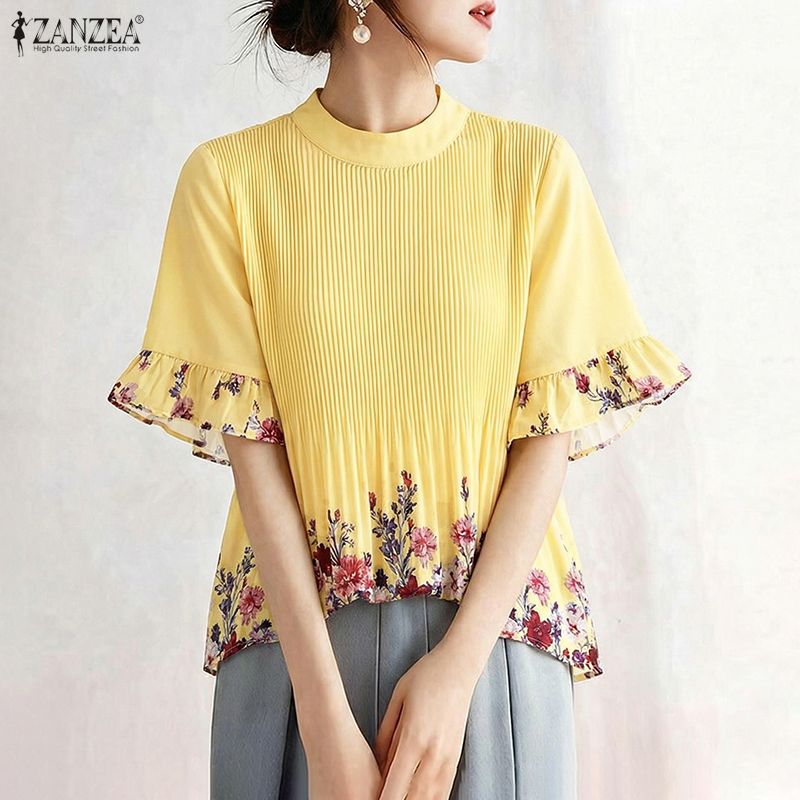 ZANZEA Blouse plissée élégante - Romper Floral Print avis et prix