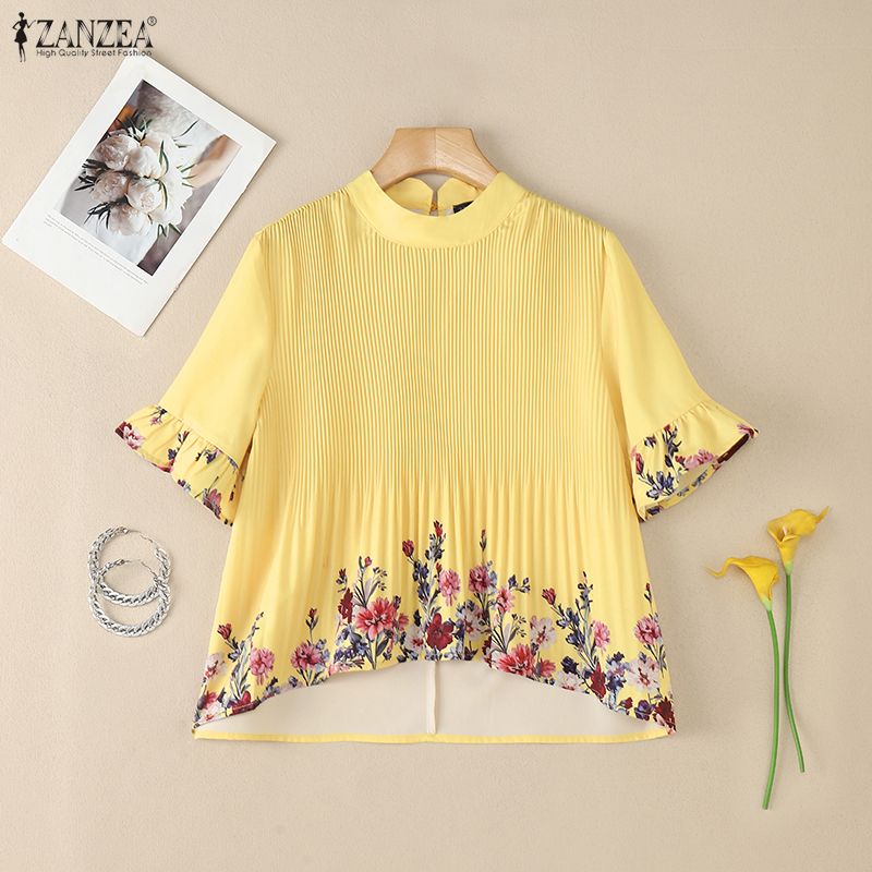 ZANZEA Blouse plissée élégante - Romper Floral Print avis et prix