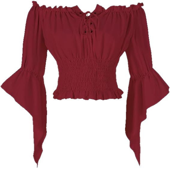 Blouse Vintage Femme Style Ari - Blouse Off Shoulder avis et prix