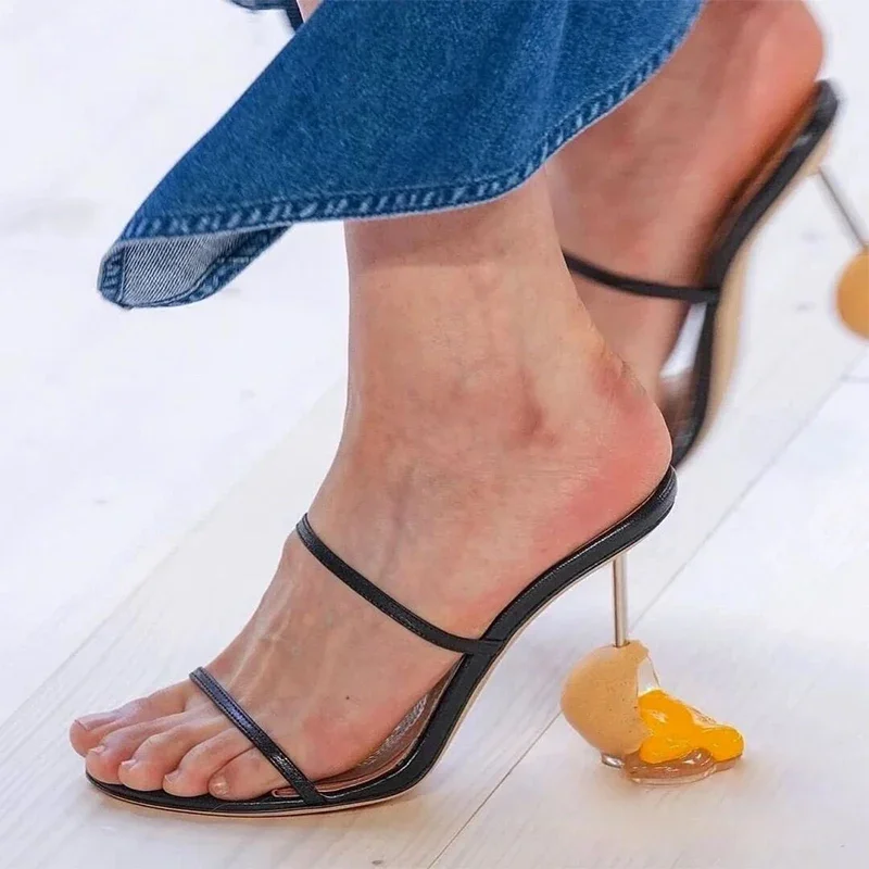 Sandales d'été à lanières bout - Sandal Strappy Heeled avis et prix