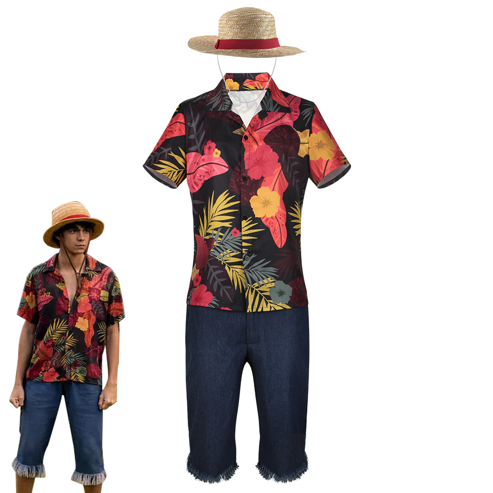 Ensemble chemise florale tropi - Shorts Denim Frayed avis et prix