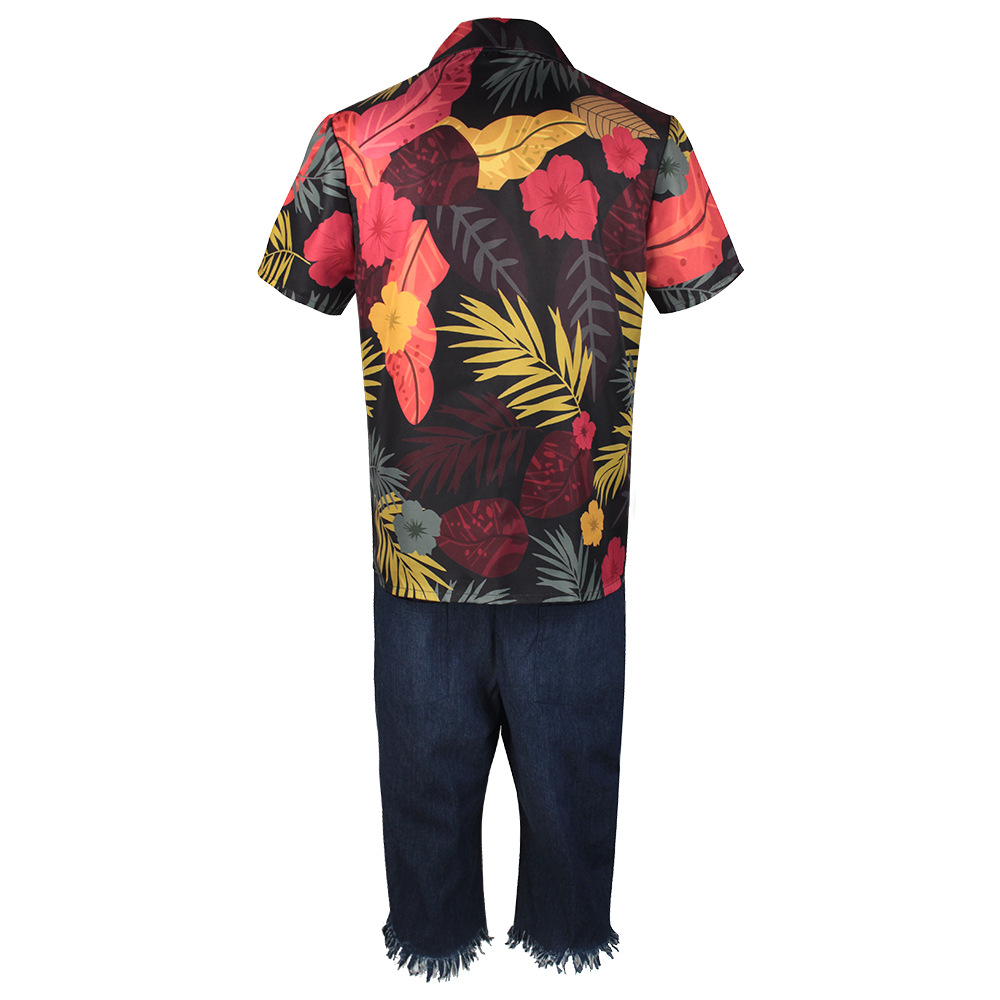 Ensemble chemise florale tropi - Shorts Denim Frayed avis et prix