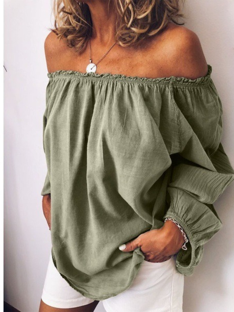 Nouvelle chemise chic pour fem - Blouse Off Shoulder avis et prix