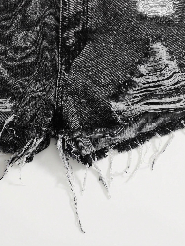 Nouveauté 2026 Short en jean d - Shorts Denim Frayed avis et prix