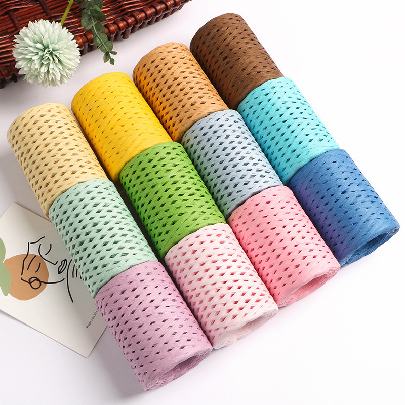 Fil de paille en raphia nature - Crochet Bag Raffia avis et prix