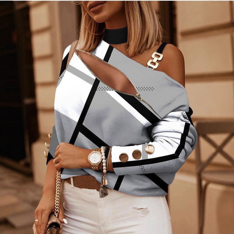 Chemisier femme à épaules dénu - Blouse Off Shoulder avis et prix