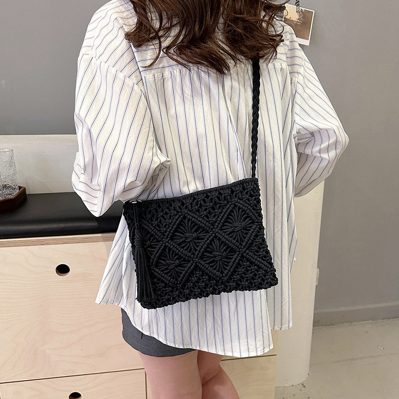 Mode tissé évider sacs à bando - Crochet Bag Raffia avis et prix