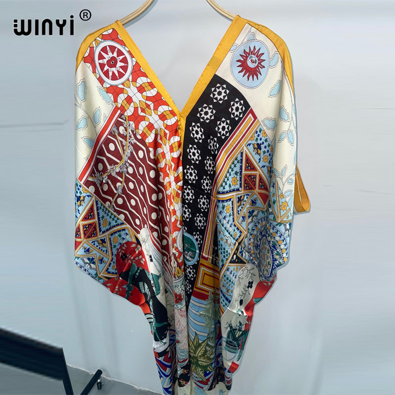 WINYI-Robe de plage imprimée s - Cover Up Kaftan avis et prix