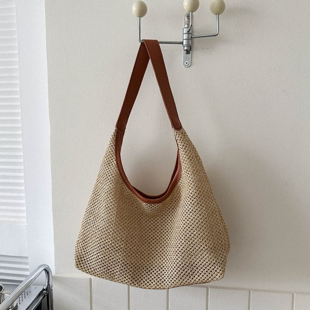 Sac en paille tressé uni migno - Tote Bag Beach avis et prix