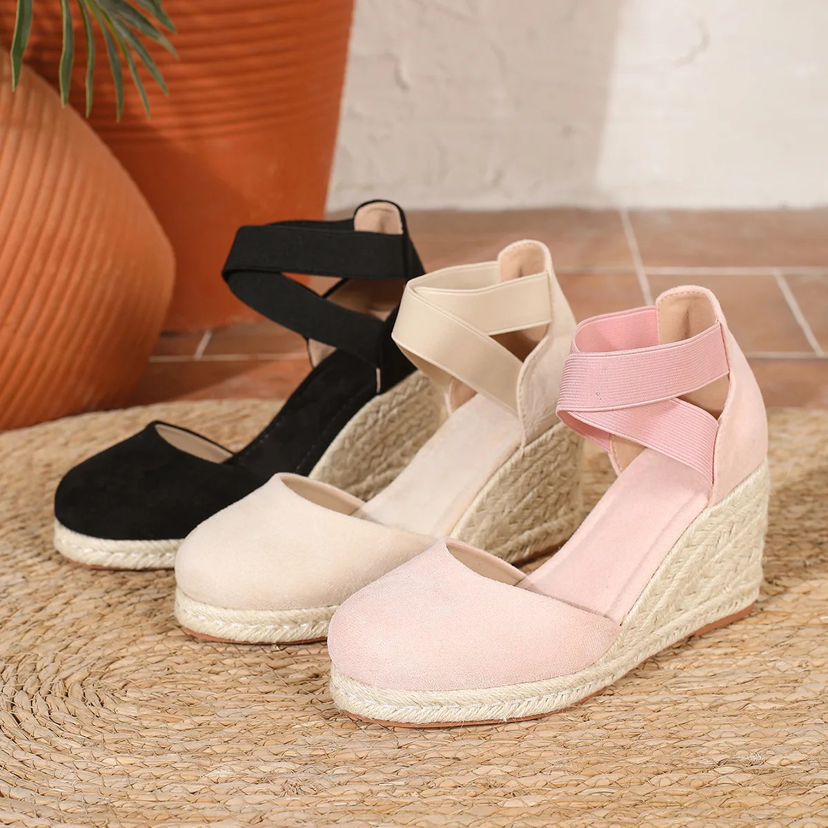 Sandales compensées espadrille - Wedge Espadrille Women avis et prix
