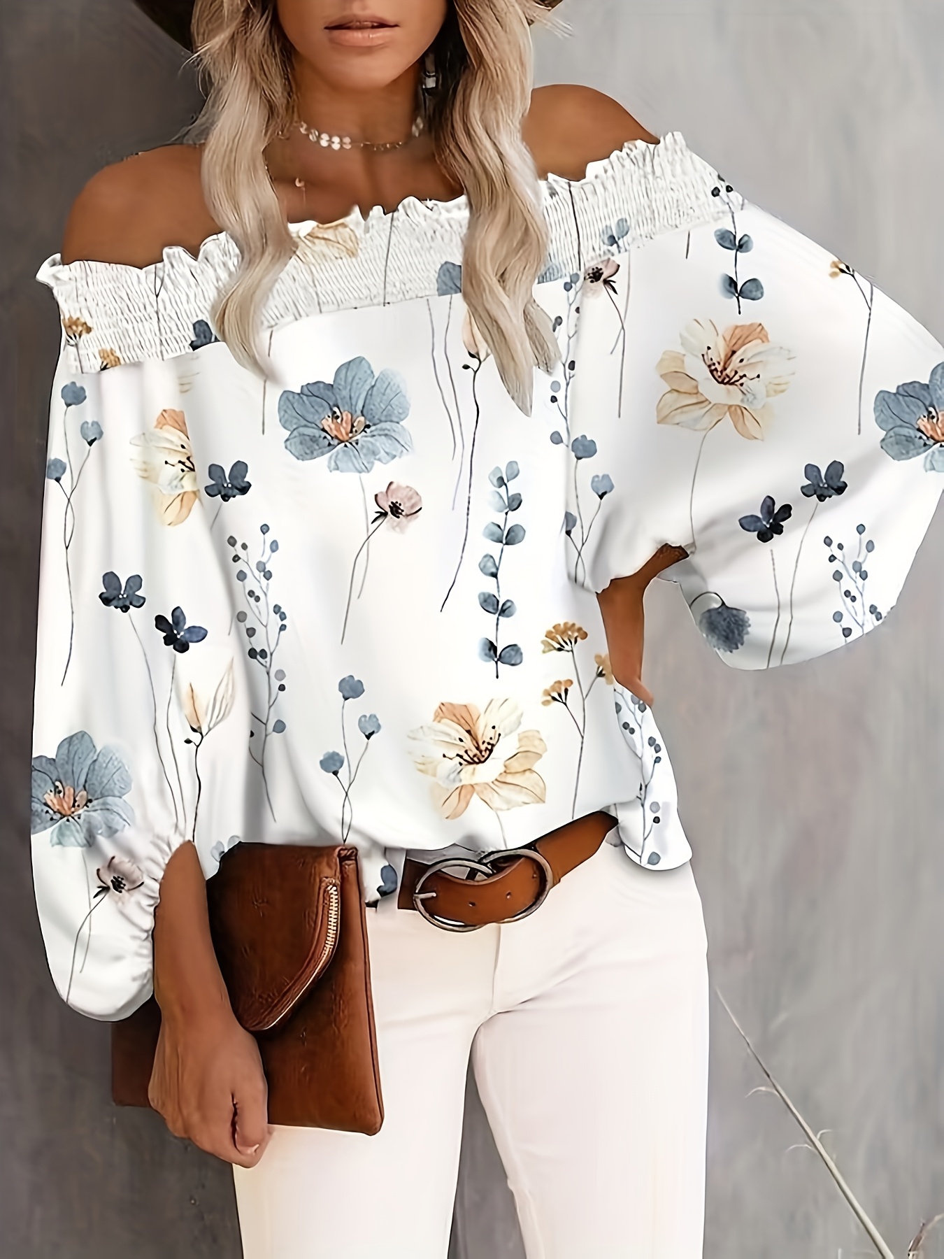 Nouvelle Blouse Décontractée G - Blouse Off Shoulder avis et prix