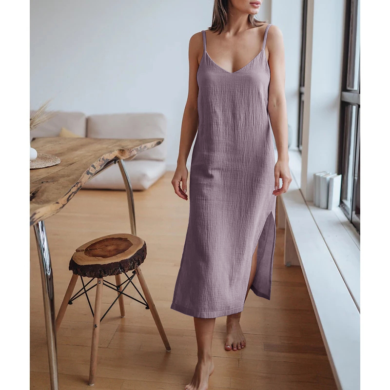 Robe Longue en Mousseline 100% - Linen Dress Wrap avis et prix