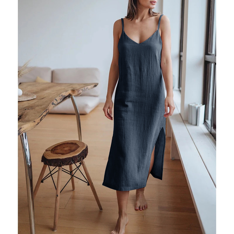 Robe Longue en Mousseline 100% - Linen Dress Wrap avis et prix