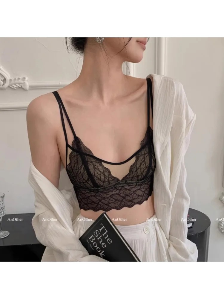 Bralette sexy en dentelle sans - Bralette Triangle Set avis et prix