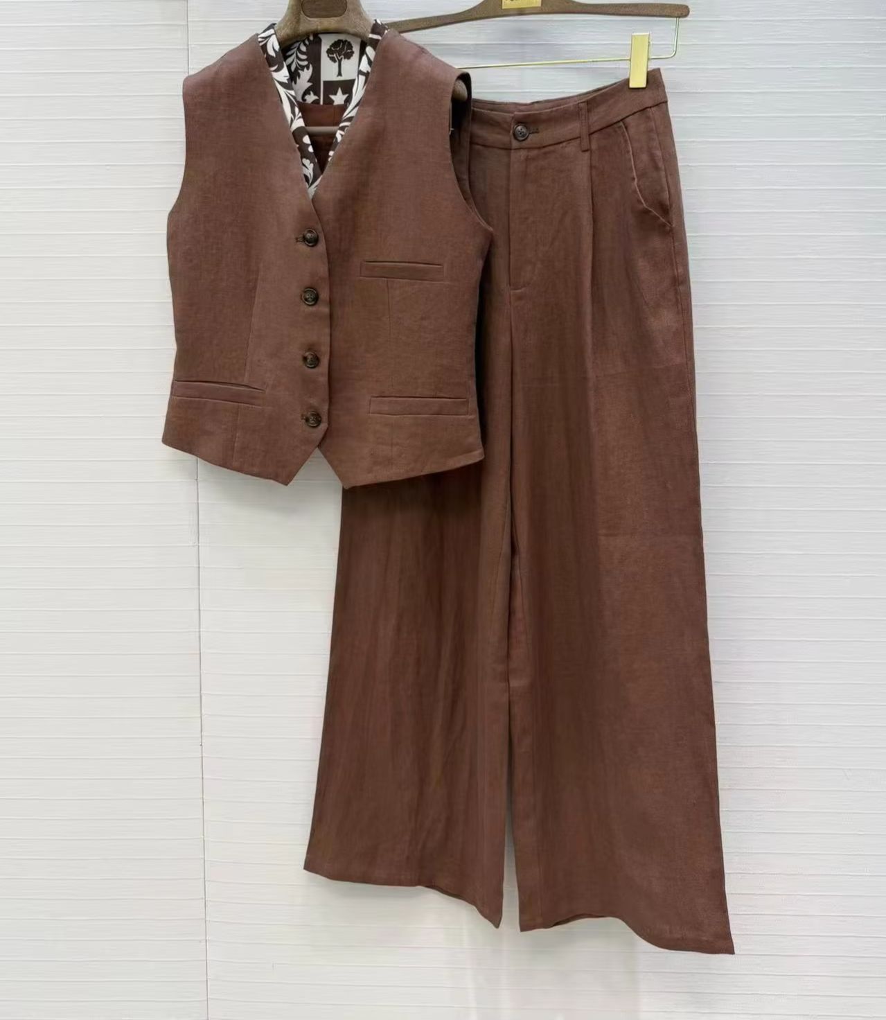 Ensemble élégant pour homme :  - Linen Pant Wide avis et prix
