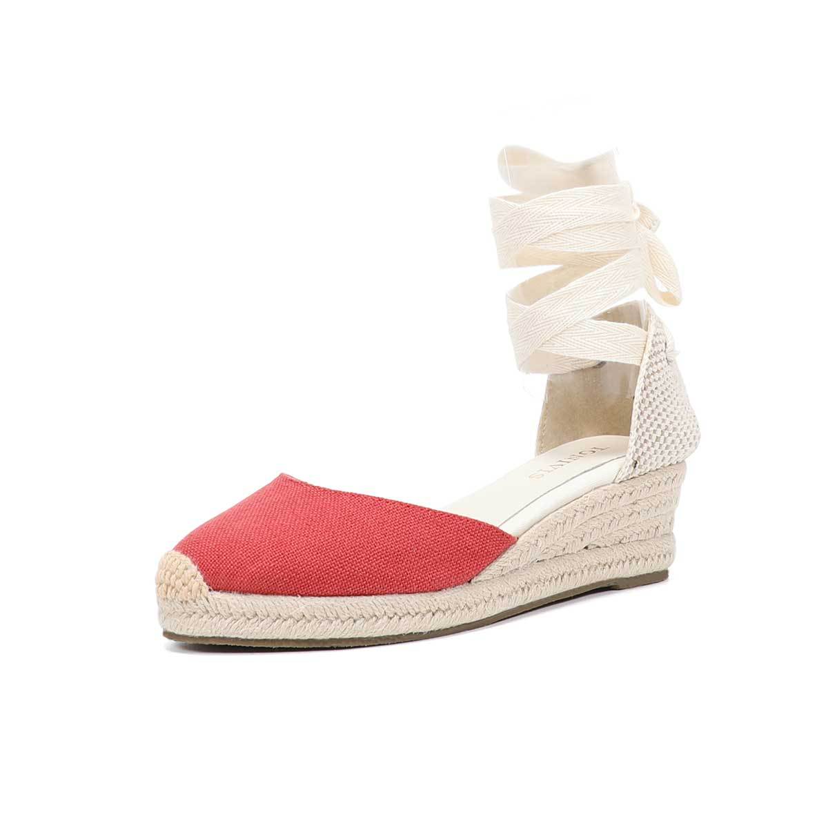 Espadrilles compensées à lacet - Wedge Espadrille Women avis et prix