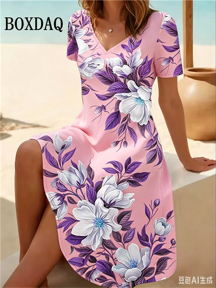 Robes pour femmes grande taill - Romper Floral Print avis et prix