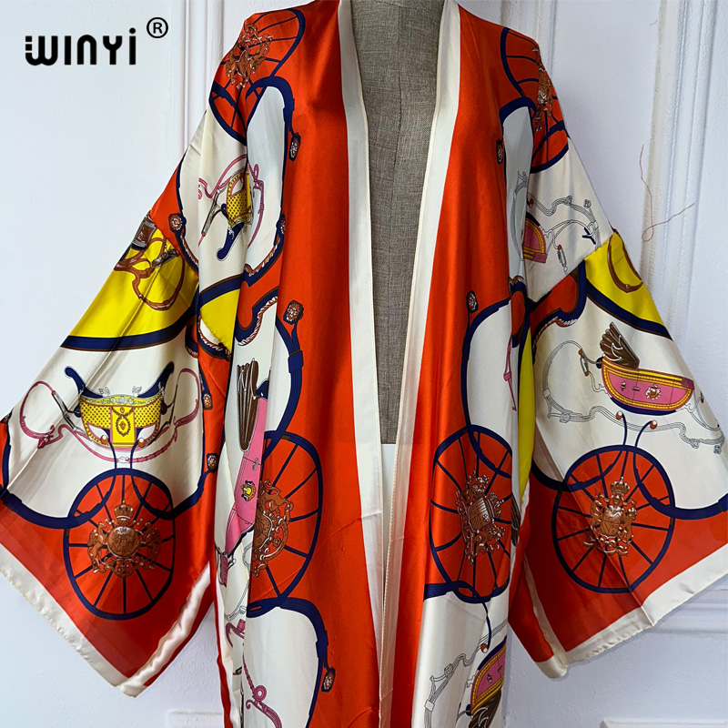 WINYI boho imprimé Kimono été  - Cover Up Kaftan avis et prix