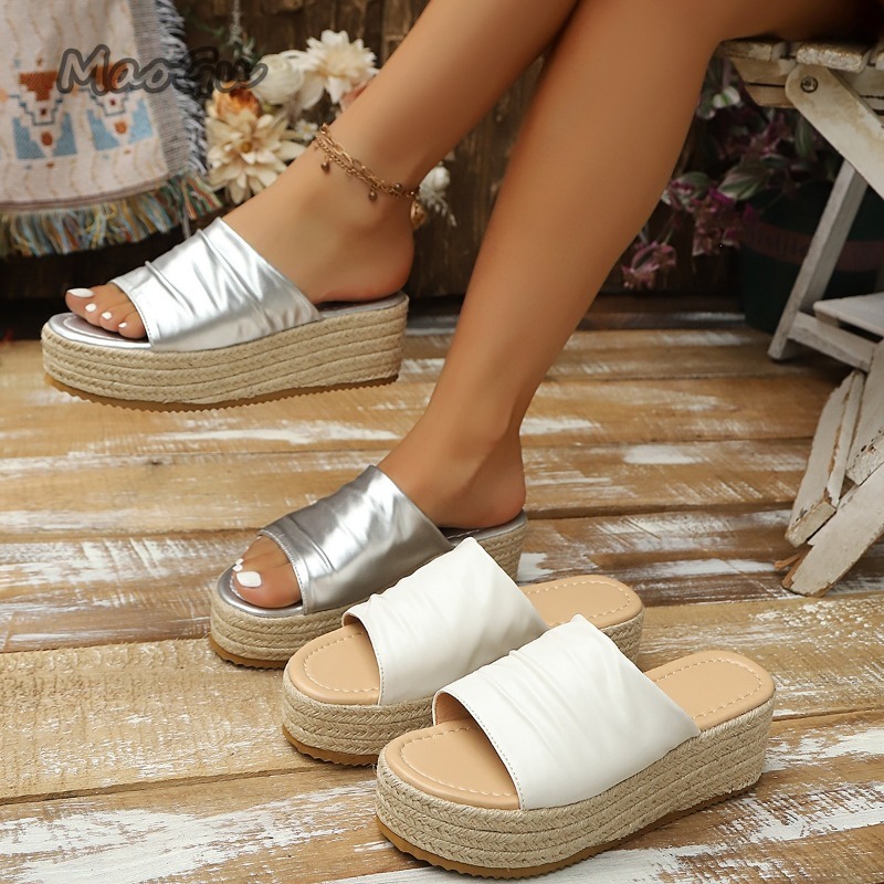 Sandales compensées à platefor - Wedge Espadrille Women avis et prix