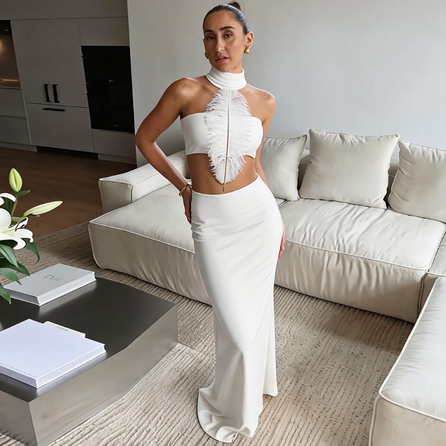 Ensemble de robes longues sirè - Maxi Dress Halter avis et prix