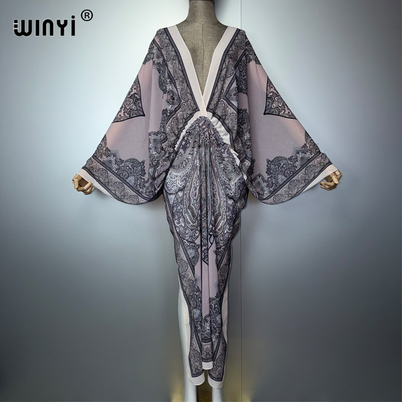 Robe sexy à col en V WINYI, im - Cover Up Kaftan avis et prix