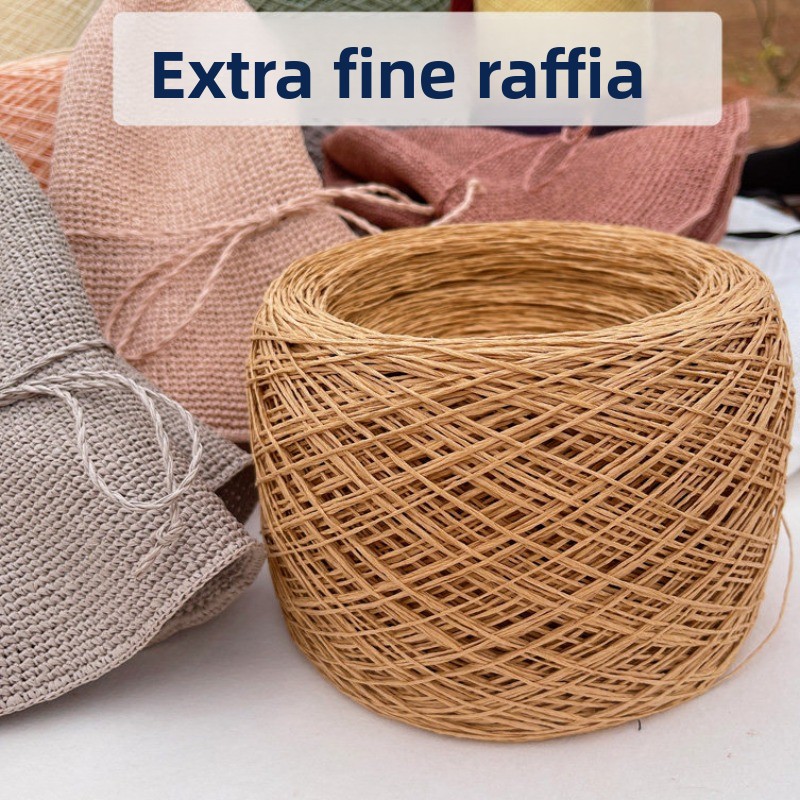 Fil de raphia en papier fin 25 - Crochet Bag Raffia avis et prix