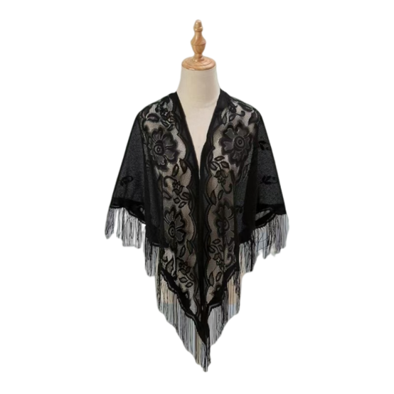 Châle en dentelle florale pour - Kimono Sheer Floral avis et prix