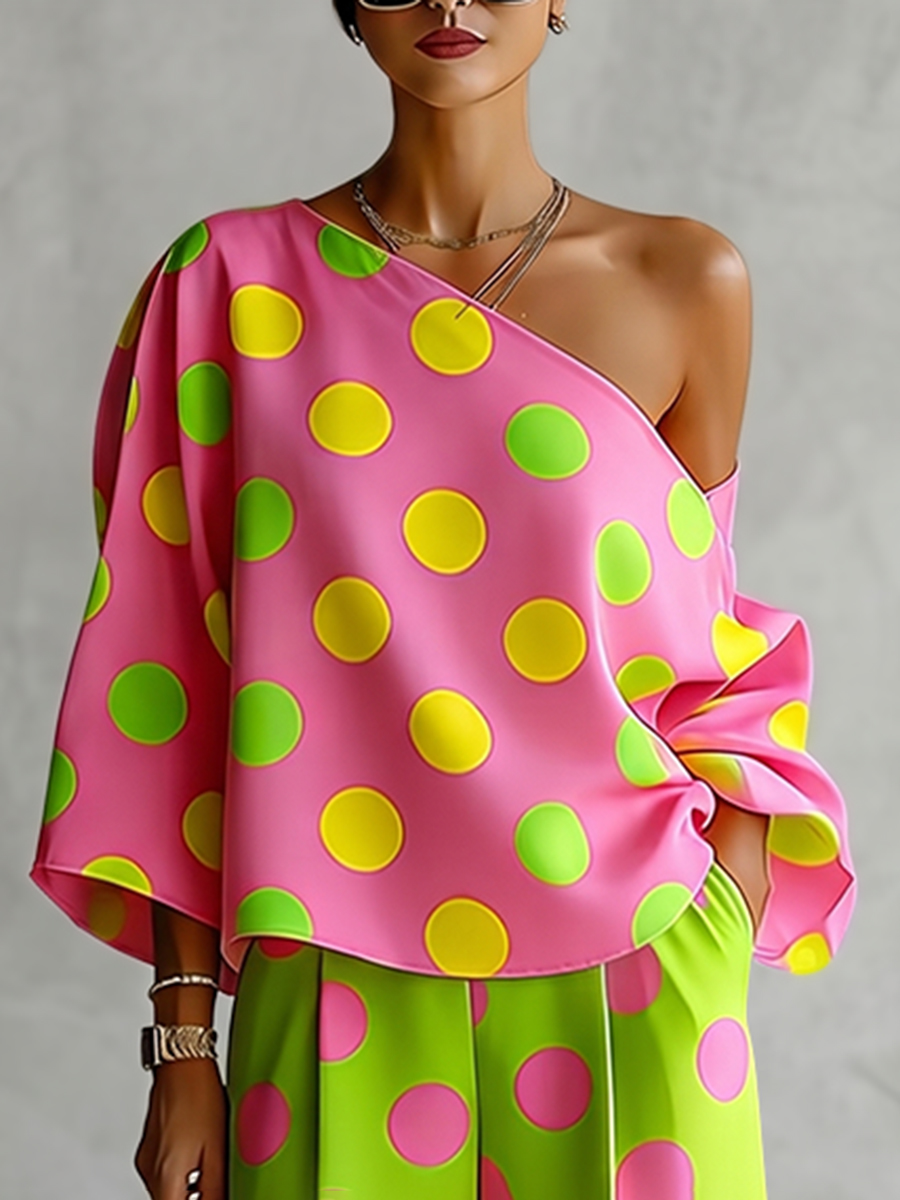 Ensemble 2 pièces Missuoo pour - Blouse Off Shoulder avis et prix