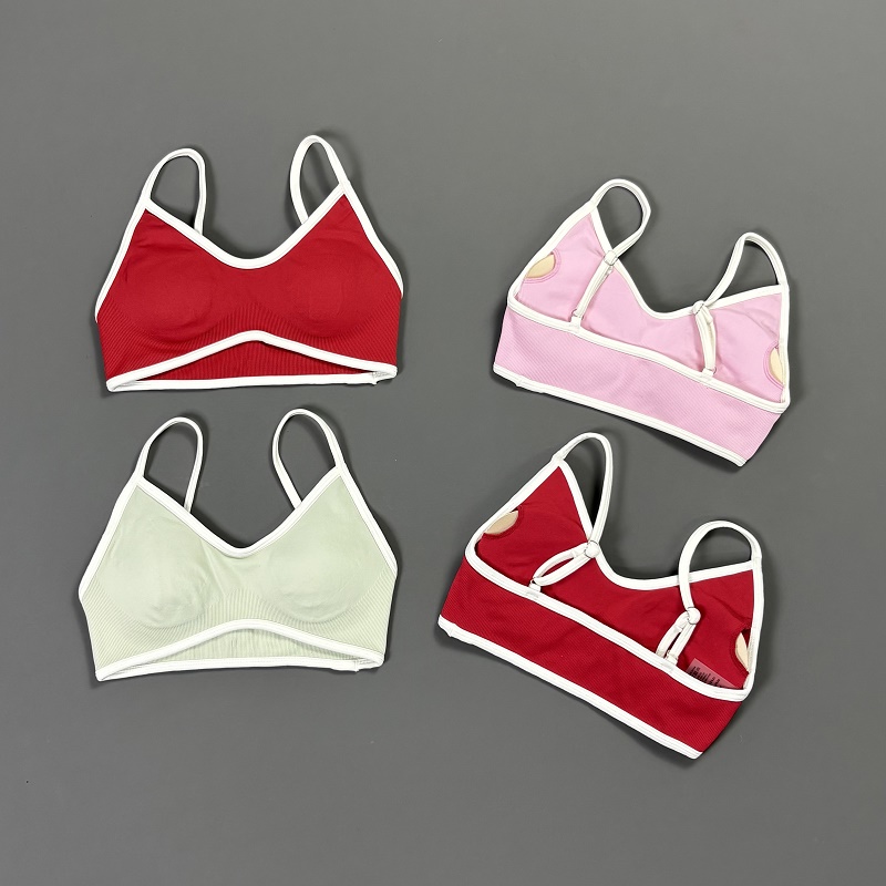 Soutien-gorge de yoga contrast - Crop Top Crochet avis et prix