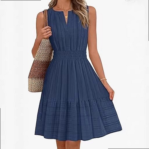 Robe sans manches pour femme p - Linen Dress Wrap avis et prix
