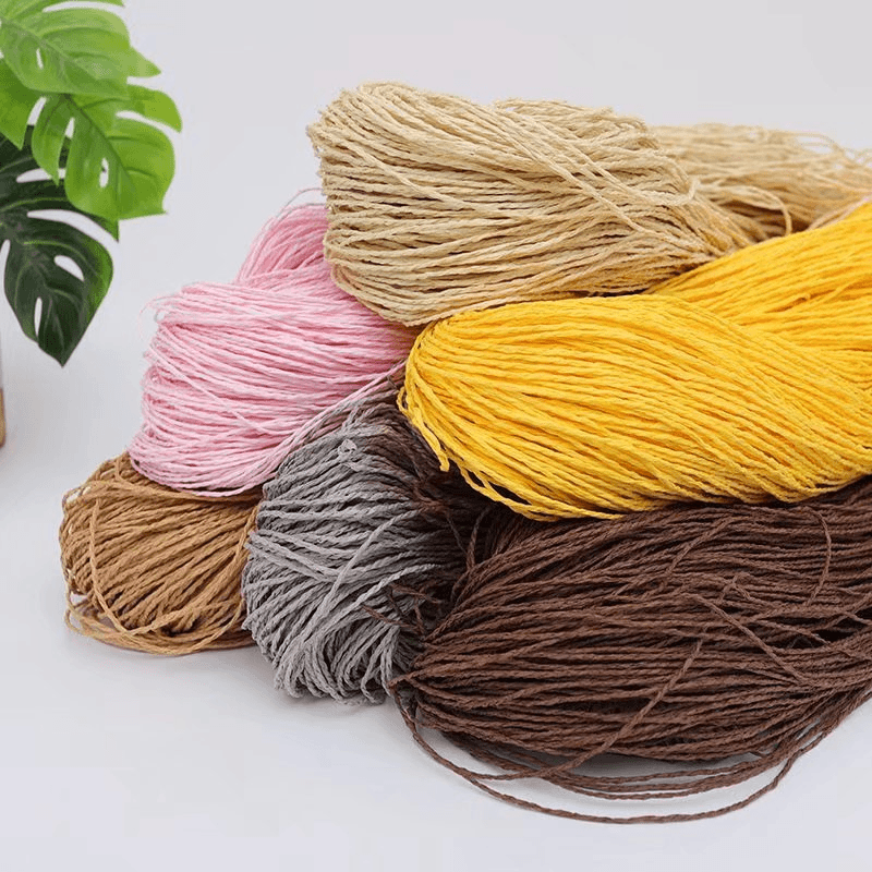 Fil de coton et de raphia à 2  - Crochet Bag Raffia avis et prix