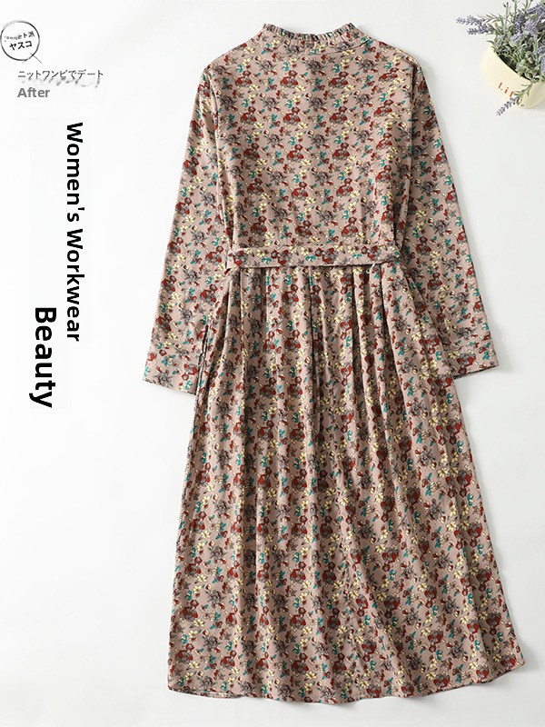 Robe élégante à imprimé floral - Midi Skirt Floral avis et prix