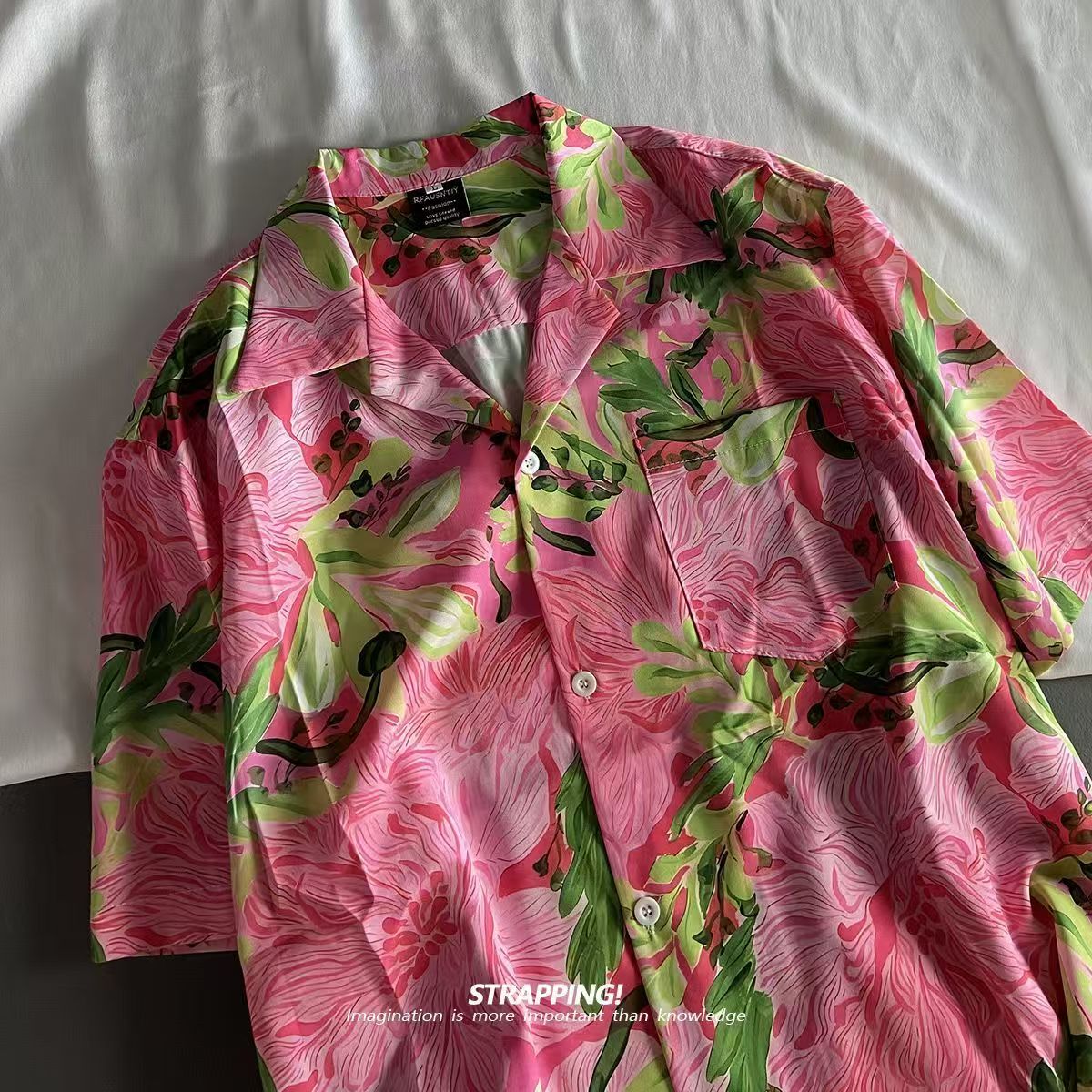 Chemises hawaïennes à col cuba - Romper Floral Print avis et prix