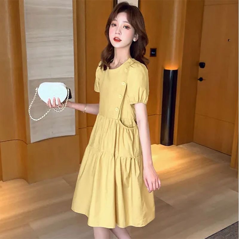 Robe de bal en lin jaune pour  - Linen Dress Wrap avis et prix