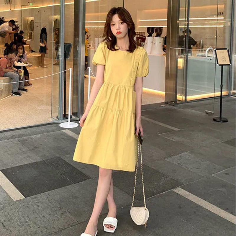 Robe de bal en lin jaune pour  - Linen Dress Wrap avis et prix