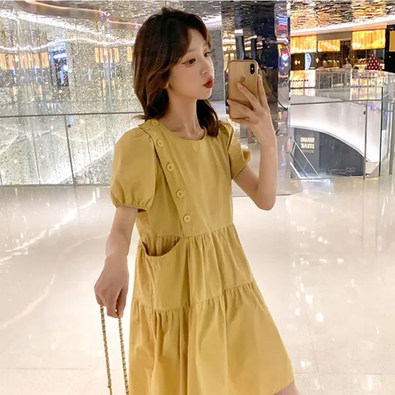 Robe de bal en lin jaune pour  - Linen Dress Wrap avis et prix