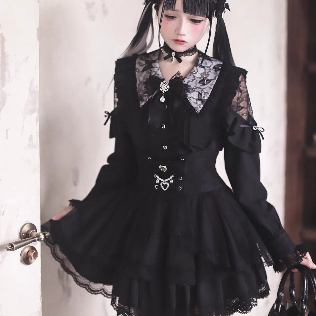 Ensemble jupe Harajuku Kawaii  - Blouse Off Shoulder avis et prix