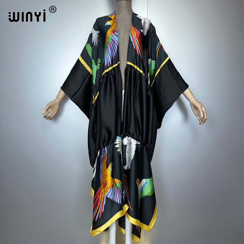 WINYI imprimé boho kimono maxi - Cover Up Kaftan avis et prix