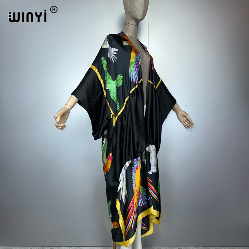 WINYI imprimé boho kimono maxi - Cover Up Kaftan avis et prix