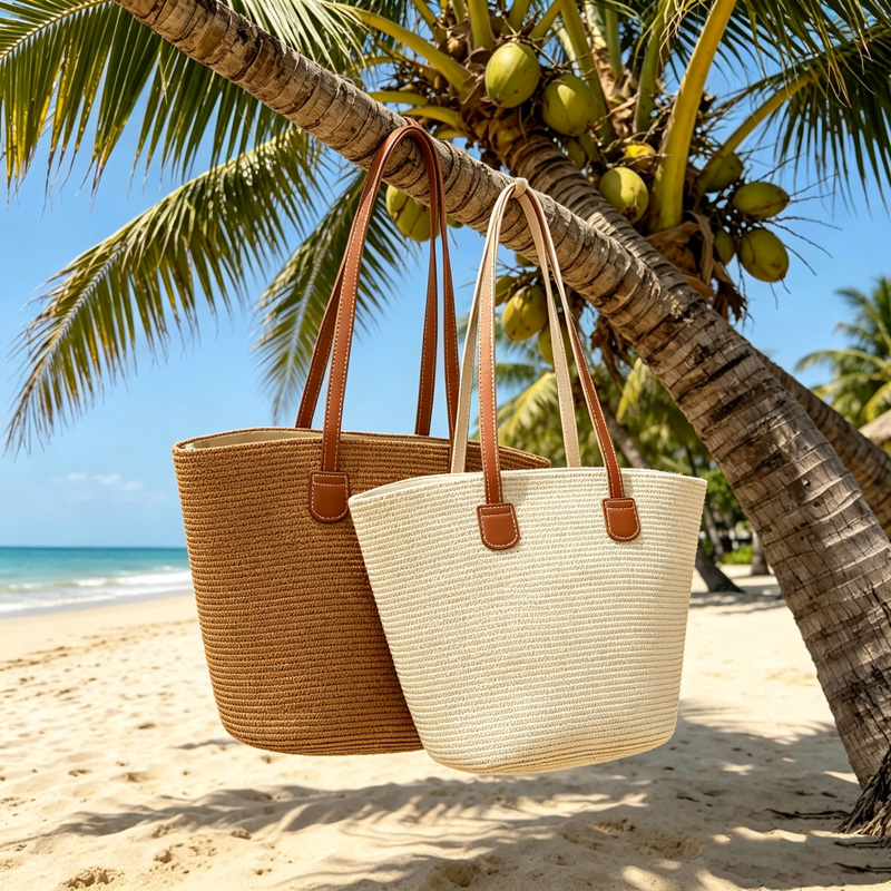 CLAREGQI Sac fourre-tout en pa - Tote Bag Beach avis et prix