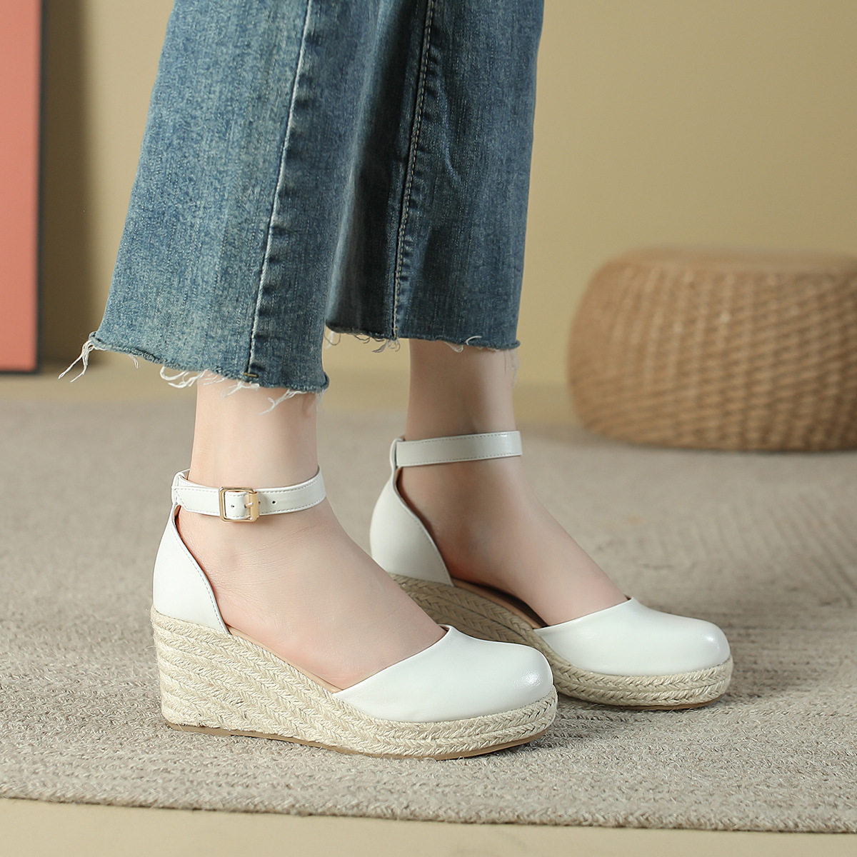 Sandales compensées espadrille - Wedge Espadrille Women avis et prix